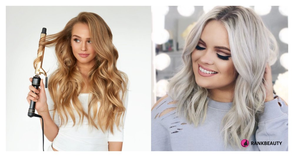 gaya rambut Blonde Beach Waves