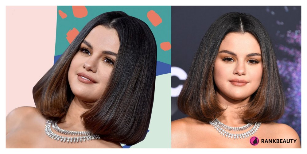 Rambut Blunt Lob Selena Gomez